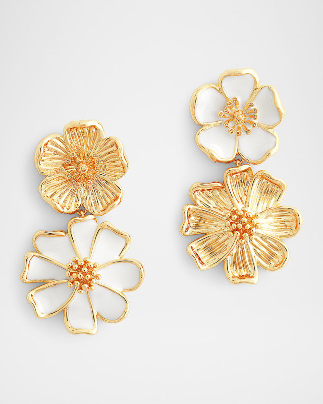 Wildflowers Mixed Drop Earrings